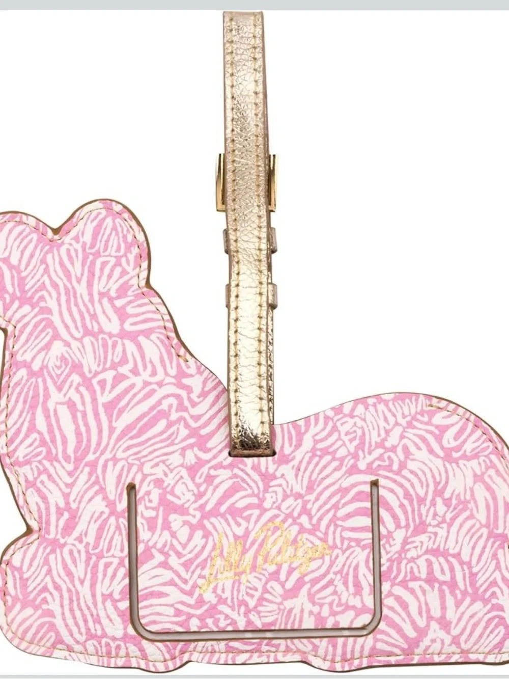 LILLY PULITZER® LUGGAGE TAG – CONCH SHELL PINK ZEE BEBE